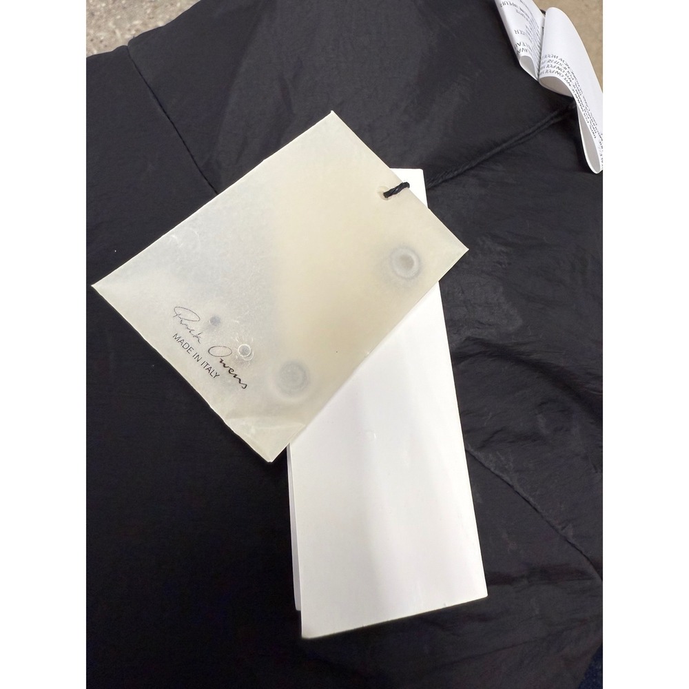 Rick Owens Women's Black Nylon Puffer Lakme Coat Jacket Size 40 Made in Italy - Picture 8 of 8